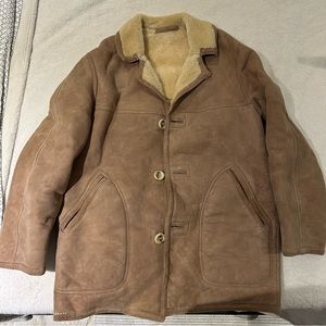 Vintage Abercrombie & Fitch Shearling Coat 42